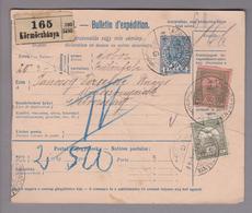 Tschechoslowakei Körmöczbanya 1916-04-08 Paketkarte Nach Petrozseny - ...-1918 Prephilately