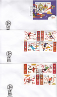 CUBA  Sc 6034-42  Soccer  FDC - Briefe U. Dokumente