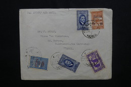 SYRIE - Enveloppe Commerciale De Homs Pour La France En 1945 , Affranchissement Plaisant - L 50808 - Lettres & Documents