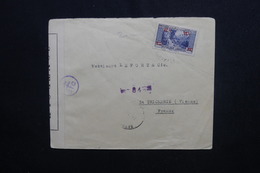 LIBAN - Enveloppe De Beyrouth Pour La France Avec Contrôle Postal, Affranchissement Plaisant - L 50816 - Briefe U. Dokumente