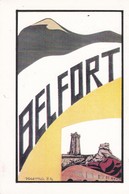 CPM 10X15 . BELFORT (90) Ville Des 3 Sièges . Illust. NUMA (1984) - Belfort - Ville