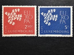 Luxembourg, Unused Stamps, "Europa Cept", 1961 - Collezioni