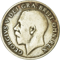 Monnaie, Grande-Bretagne, George V, Shilling, 1921, TB+, Argent, KM:816a - I. 1 Shilling