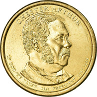 Monnaie, États-Unis, Dollar, 2012, U.S. Mint, Denver, Chester Arthur, TTB - 2007-…: Presidents