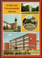 D2565 - Fürstenwalde Juri Gagarin Schule Rathaus - Bild Und Heimat Reichenbach - Fürstenwalde