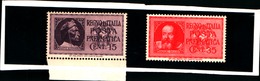 10014) ITALIA-Effigie Di Dante Alighieri E Galileo Galilei - POSTA PNEUMATICA - 29 Marzo 1933-SERIE MNH** - Posta Pneumatica