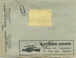 Old Envelope With Publicité : Paquet Oostende-Dover/ Pilules De Vichy/ BXL Chomage - Werkeloos - Covers