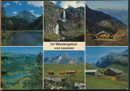 °°° 16557 - SVIZZERA - BE - IM WANDERGEBIET VON LAUENEN - 1982 With Stamps °°° - Lauenen