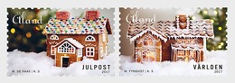 Aland Finland 446/47 Maisons En Pain D'épice - Natale