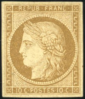 * N°1 - 10c. Bistre-jaune. SUP. - 1849-1850 Ceres