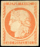 (*) N°5 - 40c. Orange. B. - 1849-1850 Ceres