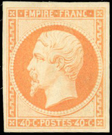 * N°16 - 40c. Orange. Très Frais. SUP. - 1853-1860 Napoléon III.