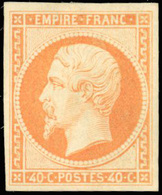 * N°16 - 40c. Orange. Très Frais. SUP. - 1853-1860 Napoleone III
