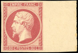 ** N°17Ah - 80c. Carmin. Tirage Spécial De 1862. BdeF. SUP. - 1853-1860 Napoléon III.