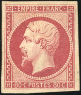 * N°17Aa - 80c. Carmin Clair. Très Frais. SUP. R. - 1853-1860 Napoleone III