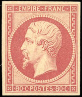* N°17B - 80c. Rose. Très Frais. Fraîcheur Postale. R. SUP. - 1853-1860 Napoléon III.