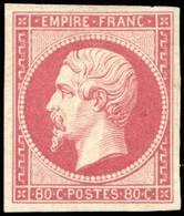 * N°17B - 80c. Rose. Très Frais. Nuance Vive. SUP. - 1853-1860 Napoléon III