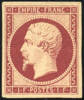 * N°18g - 1F. Velours. Pièce Et Nuance Exceptionnelle. SUP. R. - 1853-1860 Napoleon III