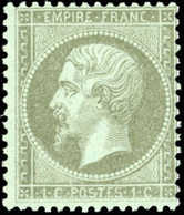 ** N°19 - 1c. Vert-olive. SUP. - 1862 Napoléon III