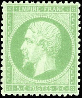 * N°20 - 5c. Vert. SUP. - 1862 Napoléon III.