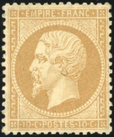 ** N°21 - 10c. Bistre. SUP. - 1862 Napoléon III.