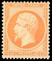 ** N°23 - 40c. Orange. SUP. - 1862 Napoleon III
