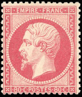 ** N°24 - 80c. Rose. Très Frais. TB. - 1862 Napoléon III.