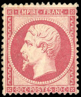 * N°24 - 80c. Rose. B. - 1862 Napoleon III