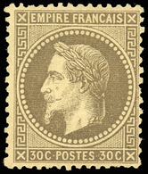 * N°30 - 30c. Brun. TB. - 1863-1870 Napoléon III Lauré