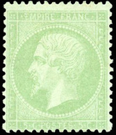 * N°35 - 5c. Vert Pâle Sur Bleu. Très Frais. TB. - 1863-1870 Napoléon III Lauré