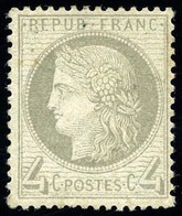 * N°52 - 4c. Gris. B. - 1871-1875 Ceres