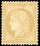 * N°59 - 15c. Bistre. TB. - 1871-1875 Cérès