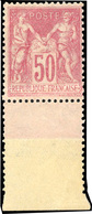 ** N°104 - 50c. Rose. Type I. BdeF. Petite Variété De Gomme. Très Bon Centrage. SUP. - 1876-1878 Sage (Type I)