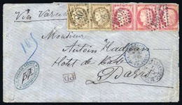 O N°5657 - 2 X 30c. + 3 X 80c. Obl CàD GC 5083. Sur Lettre Frappée Du CàD De CONSTANTINOPLE TURQUIE Du 11 Juin 73 à Dest - 1849-1876: Klassik