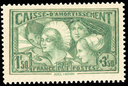 ** N°269 - 1Fr.50 + 3Fr.50 Vert-jaune. Caisse D'amortissement. TB. - Other & Unclassified