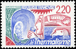 ** N°2556a - Le Thermalisme. Valeur En Rouge Au Lieu De Bleu. SUP. - Other & Unclassified