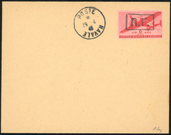 O N°210 - Poste Navale. 6c. Aériens Des Etats-Unis Avec Griffe ''RF''. Alger Type 2 Et Marseille S/2 Lettres Avec Cachet - Militärische Luftpost