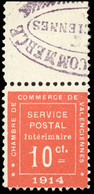 ** N°1 - 10c. Vermillon. BdeF. TB. - War Stamps