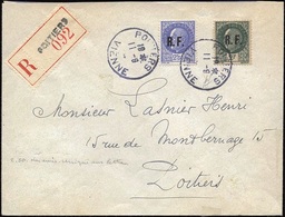 O N°4560 - POITIERS. 2F. + 2F.50. PETAIN. Sur Lettre Recommandée. SUP. - Bevrijding