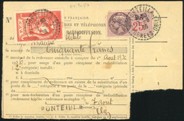 O N°2 - Timbre De 1936 S/document Du Service De La Radiodiffusion Frappé Du CàD De PONTEILLA PYRENEES ORLES Du 7 Août 19 - Radio-uitzending