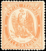 * N°7 - 1Fr. Orange. TB. - Telegraph And Telephone