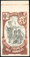 ** N°64 - Lot De 6 Essais De Couleur Avec Centre Noir De Type ''Guerriers''. ND. Valeur Faciale 0f. + épreuve De Luxe En - Andere & Zonder Classificatie