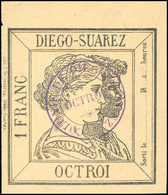 O Timbres D'OCTROI. 5c. Et 50c. Se Tenant + 1F. Obl. TB. - Autres & Non Classés