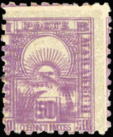 * N°50a - 50c. Violet. Double Impression. TB. - Other & Unclassified