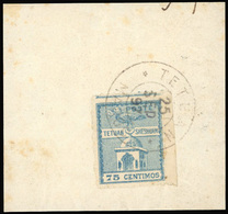 O N°151 - 75c. Bleu Obl. TETOUAN Sur Fragment. TB. - Other & Unclassified