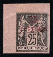 (*) N°5c - 25c. S/25c. Noir S/rose. ND. CdeF. TB. - Other & Unclassified