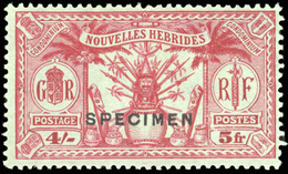 * N°80/ 90 - Série De 10 Valeurs Surchargée SPECIMEN. (SG#F42/F52 - C.250£). SUP. - Other & Unclassified