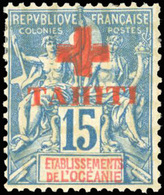 * N°34 - 15c. Bleu Croix-Rouge. TB. - Autres & Non Classés