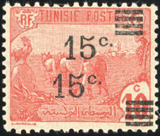 ** N°47a - 15c. Sur 10c. Rouge. Double Surcharge. TB. - Other & Unclassified