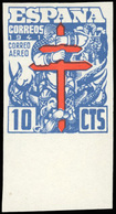 ** N°224a + 225a - 10c. Orange + 10c. Bleu. 2 Valeurs N.D Et BdeF. TB. - Autres & Non Classés